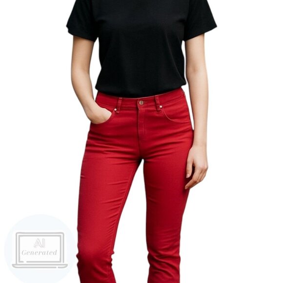 Gap Denim Womens Legging Jegging Jeans Wild Rose Raw Hem Ankle Size 4 | 27 Reg - Picture 1 of 10